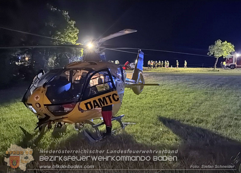 20260613_Tragischer Verkehrsunfall auf der L4024 Aigen Foto: Stefan Schneider BFKDO BADEN