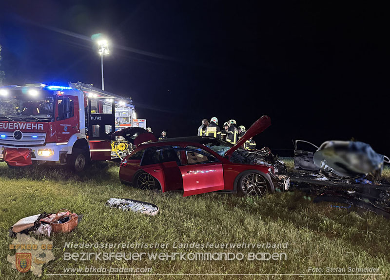 20260613_Tragischer Verkehrsunfall auf der L4024 Aigen Foto: Stefan Schneider BFKDO BADEN