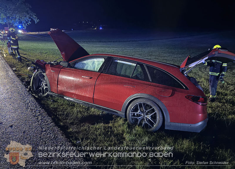 20260613_Tragischer Verkehrsunfall auf der L4024 Aigen Foto: Stefan Schneider BFKDO BADEN