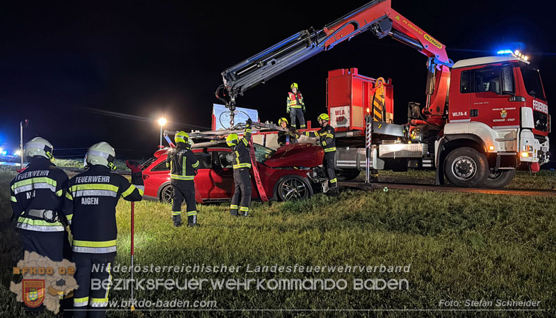 20260613_Tragischer Verkehrsunfall auf der L4024 Aigen Foto: Stefan Schneider BFKDO BADEN