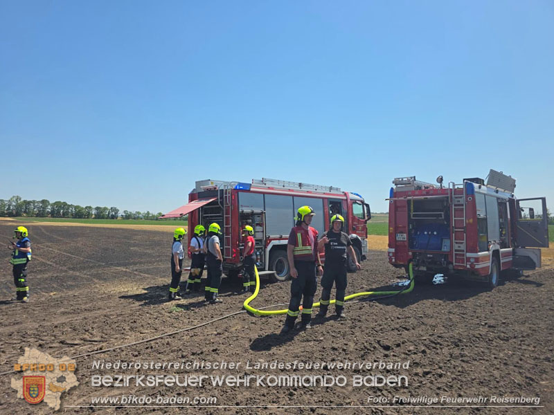 20260628_Fledbrand zwischen Pischelsdorf Bezirk Bruck/Leitha und Reisenber Bezirk Baden  Foto: FF Reisenberg