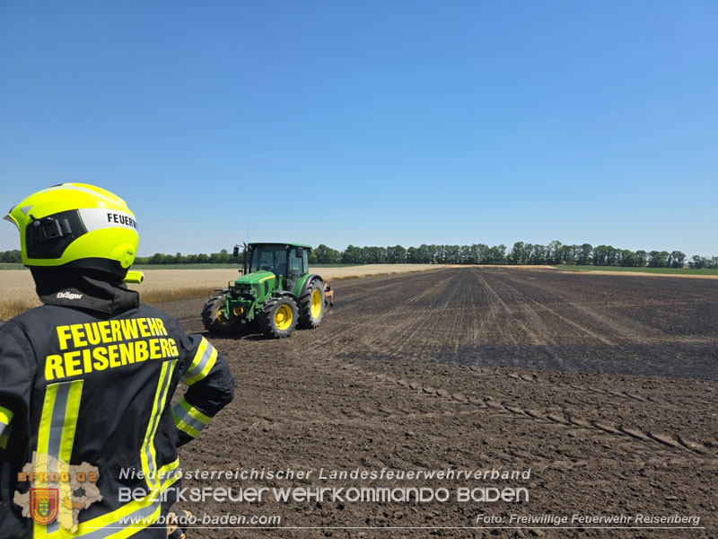 20260628_Fledbrand zwischen Pischelsdorf Bezirk Bruck/Leitha und Reisenber Bezirk Baden  Foto: FF Reisenberg