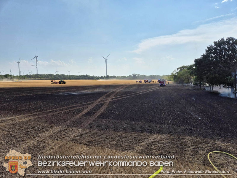 20260630_Flur- und Waldbrand zwischen Ebreichsdorf und Oberwaltersdorf durch f�nf Feuerwehren erfolgreich bek�mpft
