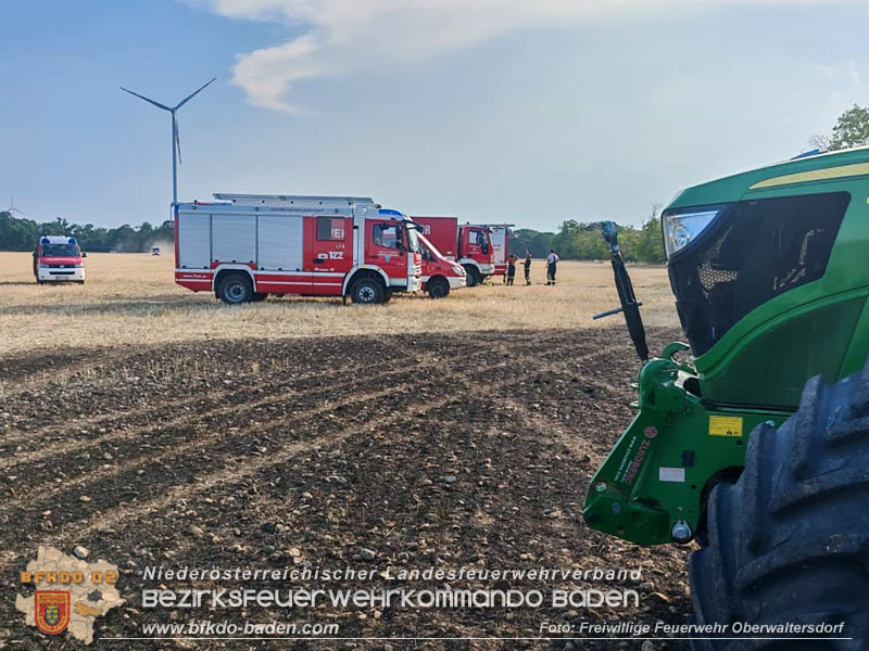 20260630_Flur- und Waldbrand zwischen Ebreichsdorf und Oberwaltersdorf durch f�nf Feuerwehren erfolgreich bek�mpft