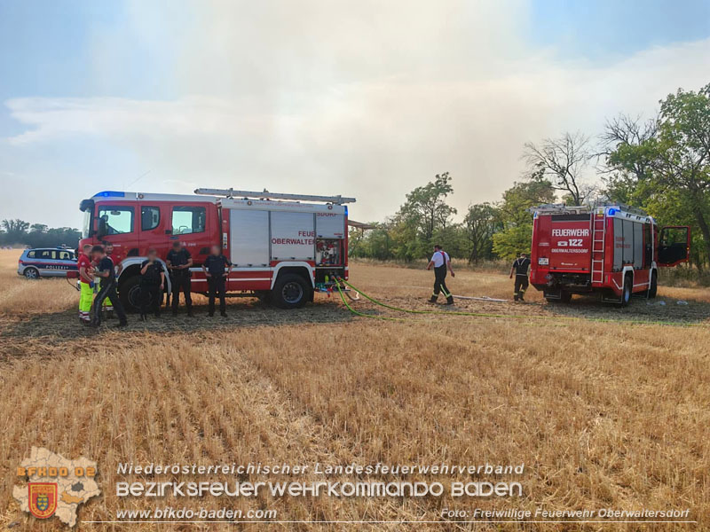 20260630_Flur- und Waldbrand zwischen Ebreichsdorf und Oberwaltersdorf durch f�nf Feuerwehren erfolgreich bek�mpft