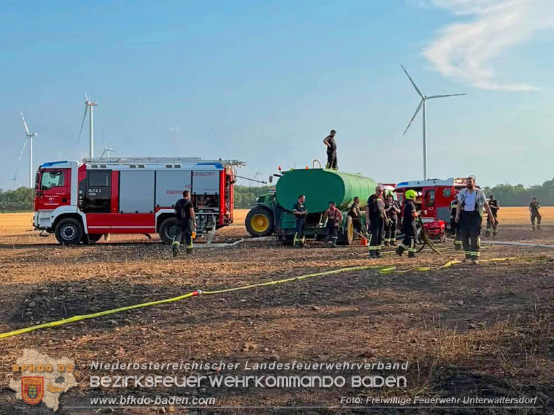 20260630_Flur- und Waldbrand zwischen Ebreichsdorf und Oberwaltersdorf durch f�nf Feuerwehren erfolgreich bek�mpft