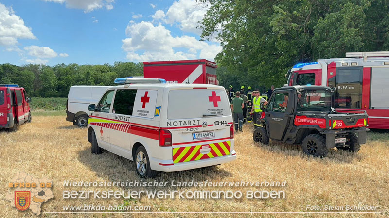 20260703_Mann unter Baum eingeklemmt in Tattendorf  Foto: Stefan Schneider BFKDO BADEN