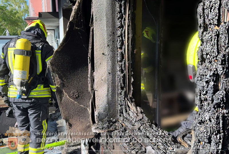 20260703_Feuerwehr rettet Tiere bei Geb�udebrand in Tribuswinkel  Foto: Stefan Schneider BFKDO BADEN