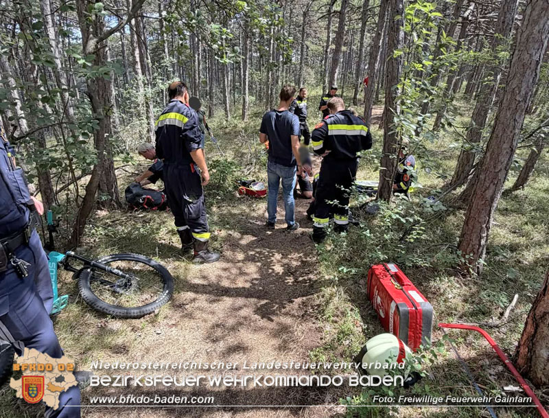 20260703_Wanderin bei Jubil�umskreuz gerettet - Unterst�tzung Rettungsdienst  Foto: (C) FF Gainfarn