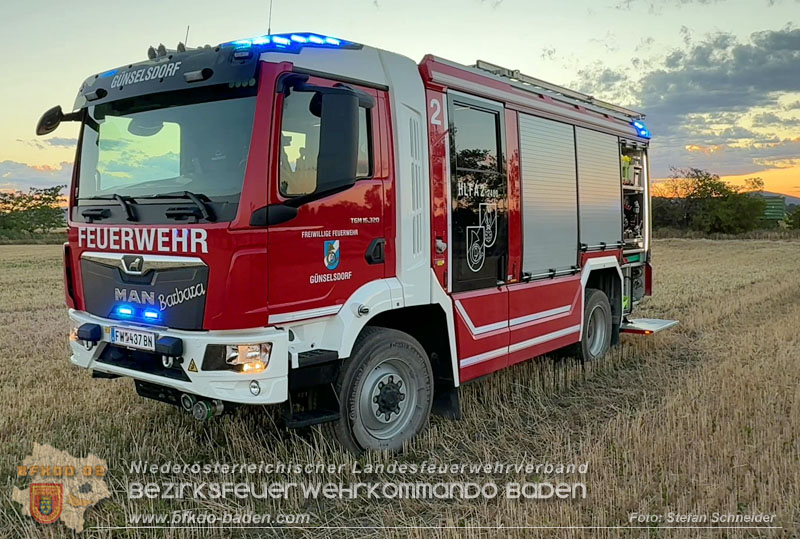 20260703_Brand einer Arbeitsmaschine (Rundballenpresse) auf einem Feld im Gemeindegbiet Günselsdorf Foto: Stefan Schneider BFKDO BADEN 20260703_Brand einer Arbeitsmaschine (Rundballenpresse) auf einem Feld im Gemeindegbiet Günselsdorf Foto: Stefan Schneider BFKDO BADEN
