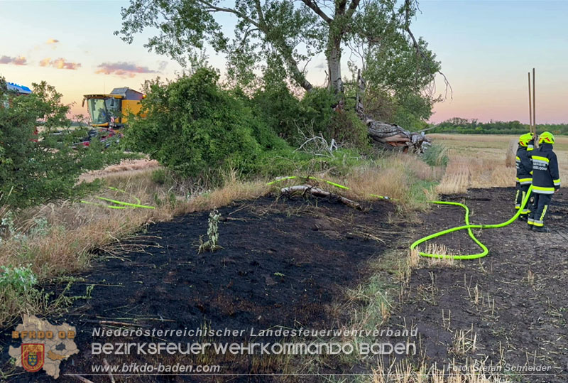 20260703_Brand einer Arbeitsmaschine (Rundballenpresse) auf einem Feld im Gemeindegbiet Günselsdorf Foto: Stefan Schneider BFKDO BADEN 20260703_Brand einer Arbeitsmaschine (Rundballenpresse) auf einem Feld im Gemeindegbiet Günselsdorf Foto: Stefan Schneider BFKDO BADEN