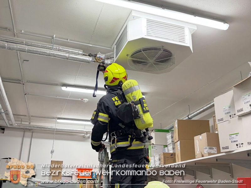 20260704_Vermeintlicher Gasgeruch in Badener Nahversorger-Filiale  Foto: Freiwillige Feuerwehr Baden-Stadt