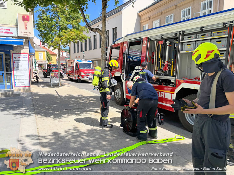 20260704_Vermeintlicher Gasgeruch in Badener Nahversorger-Filiale  Foto: Freiwillige Feuerwehr Baden-Stadt