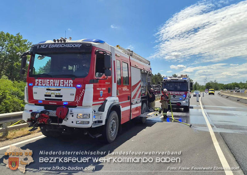 20260710_Vegetationsbrand direkt neben der A3 H�he Ebreichsdorf NORD Foto: FF Ebreichsdorf