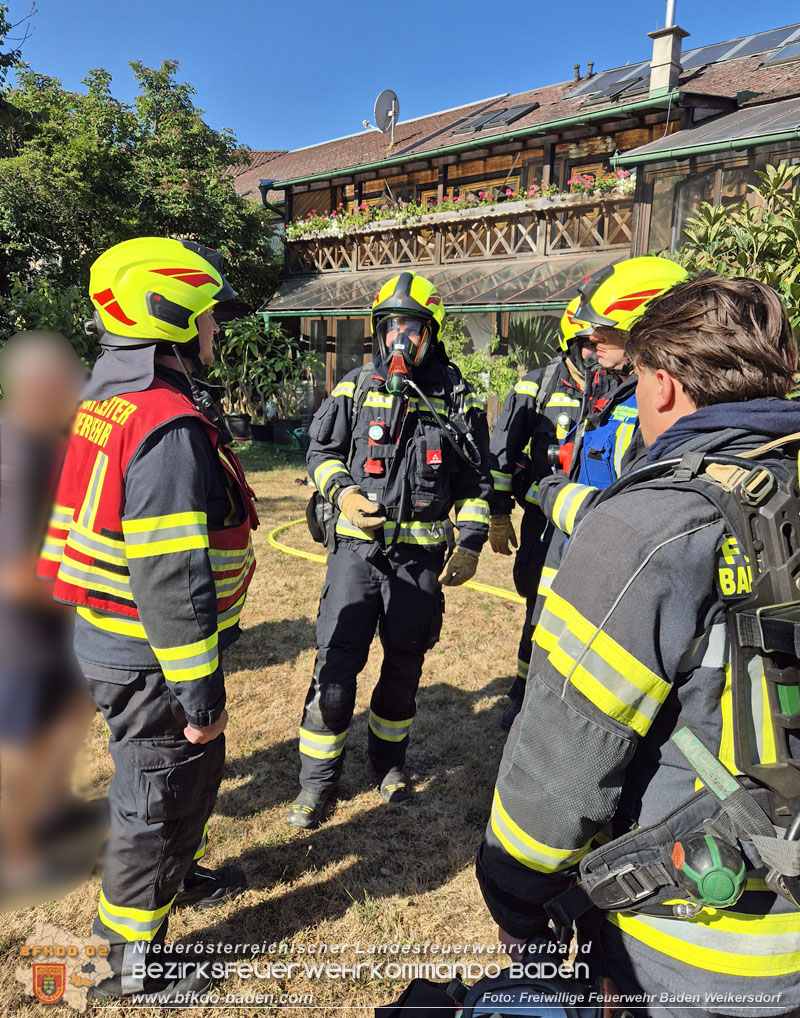 20260711_Brand eines PV-Speichers in Baden Ortsteil Weikersdorf  Foto: Markus Czaker FF Baden Weikersdorf