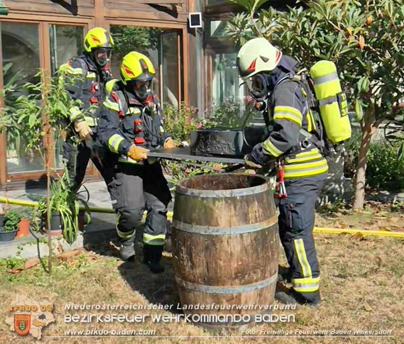 20260711_Brand eines PV-Speichers in Baden Ortsteil Weikersdorf  Foto: Markus Czaker FF Baden Weikersdorf