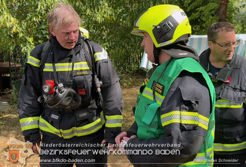 20260711_Brand eines PV-Speichers in Baden Ortsteil Weikersdorf Foto: Stefan Schneider BFKDO BADEN