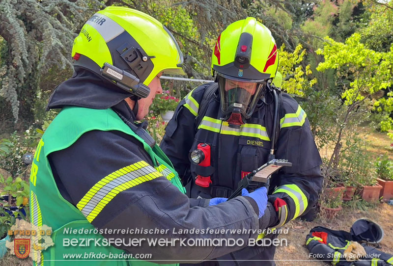 20260711_Brand eines PV-Speichers in Baden Ortsteil Weikersdorf Foto: Stefan Schneider BFKDO BADEN