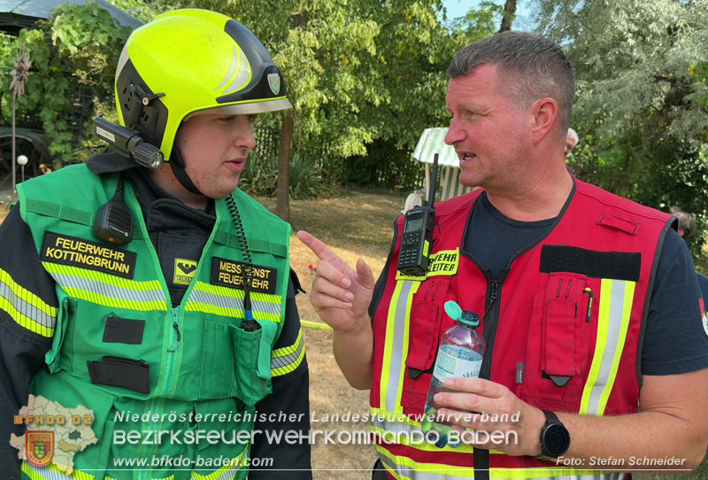 20260711_Brand eines PV-Speichers in Baden Ortsteil Weikersdorf Foto: Stefan Schneider BFKDO BADEN