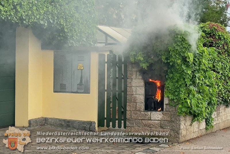20260717_Brand Elektro-Hausanschlusskasten in Pfaffst�tten  Foto: Stefan Schneider BFKDO BADEN