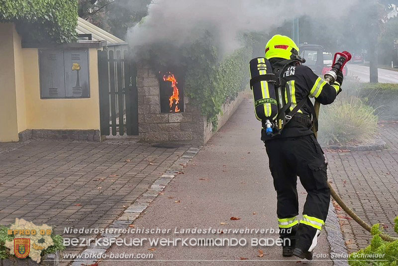 20260717_Brand Elektro-Hausanschlusskasten in Pfaffst�tten  Foto: Stefan Schneider BFKDO BADEN