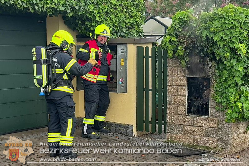 20260717_Brand Elektro-Hausanschlusskasten in Pfaffst�tten  Foto: Stefan Schneider BFKDO BADEN
