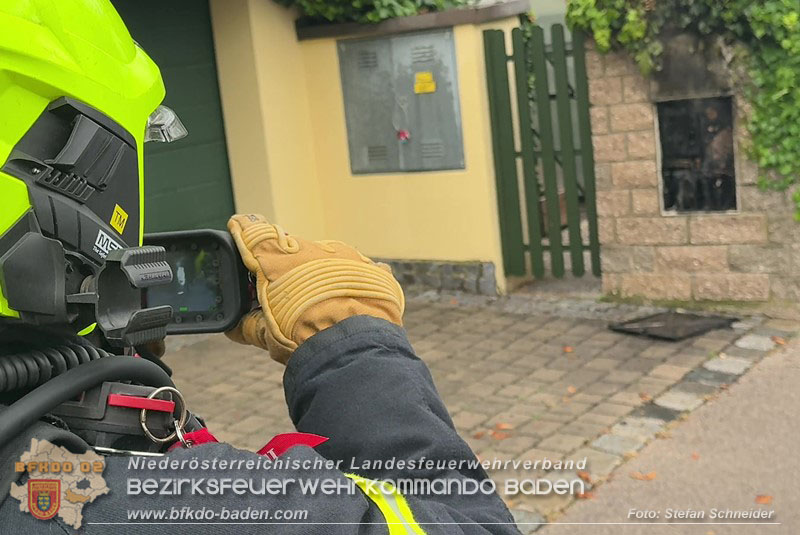20260717_Brand Elektro-Hausanschlusskasten in Pfaffst�tten  Foto: Stefan Schneider BFKDO BADEN