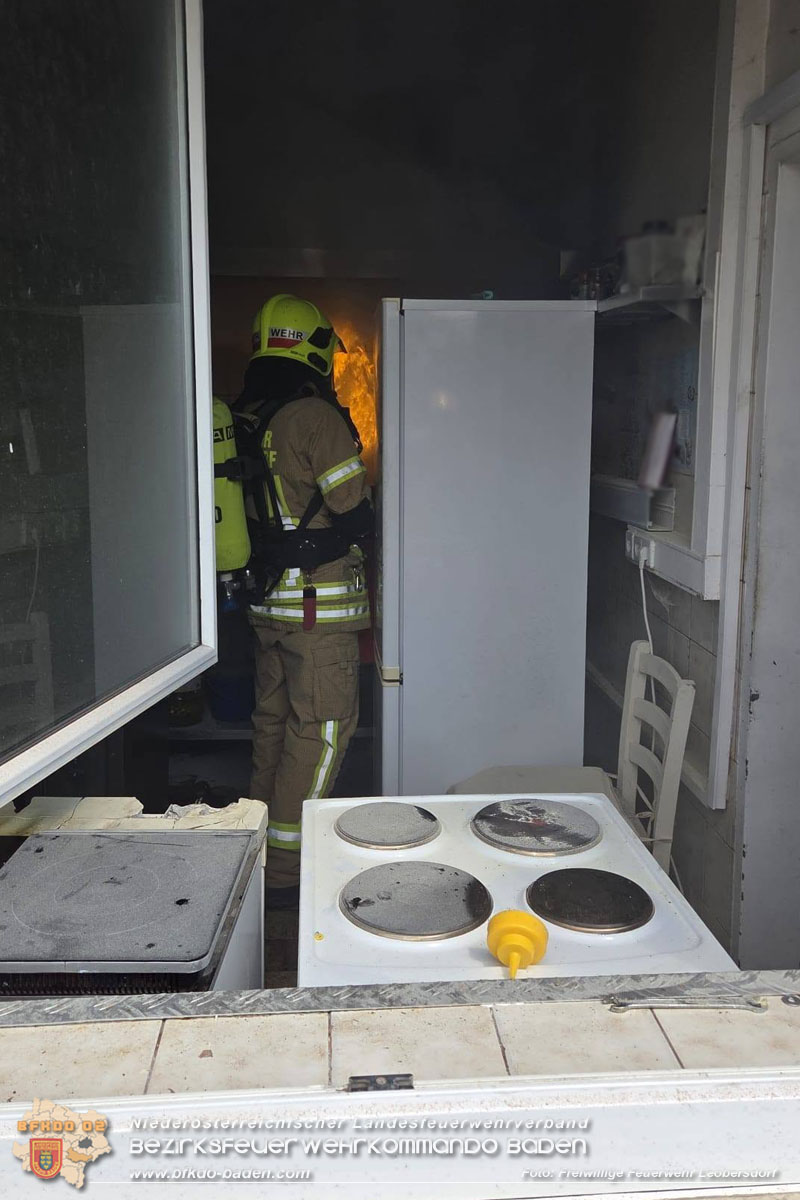 20260801_Brand einer Fritteuse in einer Restaurantk�che  Foto: FF Leobersdorf