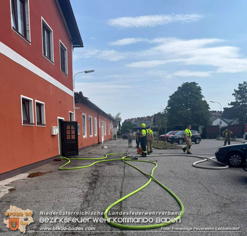 20260801_Brand einer Fritteuse in einer Restaurantk�che  Foto: FF Leobersdorf