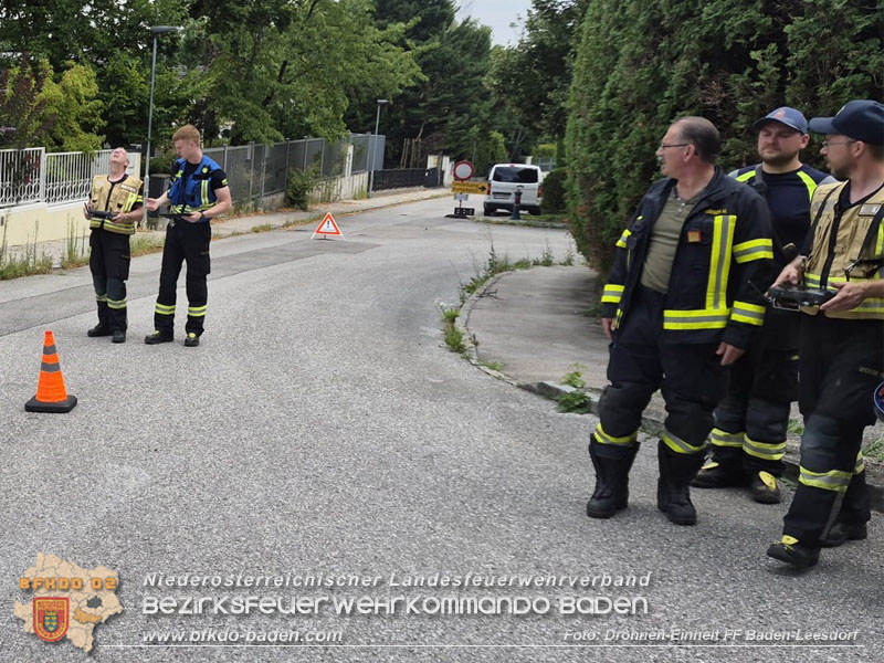 20260802_Vermuteter Waldbrand in Baden Ortsteil Weikersdorf - Einsatz f�r Bezirksdrohnengruppe Baden  Foto: FF Baden-Leesdorf / UAS Drohneneinheit