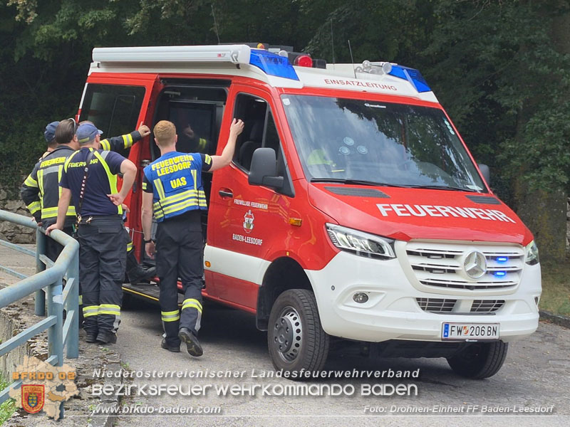 20260802_Vermuteter Waldbrand in Baden Ortsteil Weikersdorf - Einsatz f�r Bezirksdrohnengruppe Baden  Foto: FF Baden-Leesdorf / UAS Drohneneinheit