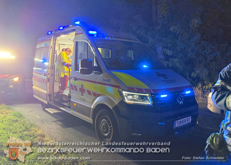 20260812_Verkehrsunfall miet einem SUV auf der Leesdorferstra�e bei Tribuswinkel - Foto: Stefan Schneider BFKDO BADEN