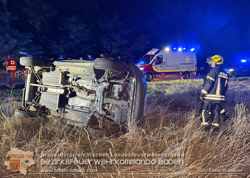20260812_Verkehrsunfall miet einem SUV auf der Leesdorferstra�e bei Tribuswinkel - Foto: Stefan Schneider BFKDO BADEN