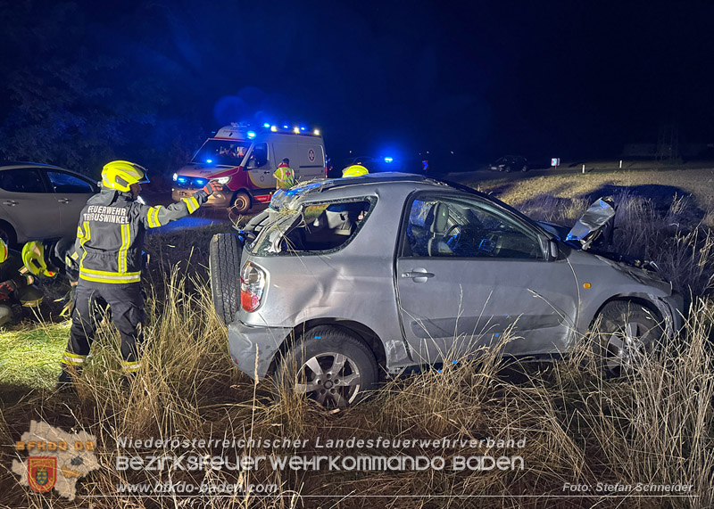 20260812_Verkehrsunfall miet einem SUV auf der Leesdorferstra�e bei Tribuswinkel - Foto: Stefan Schneider BFKDO BADEN