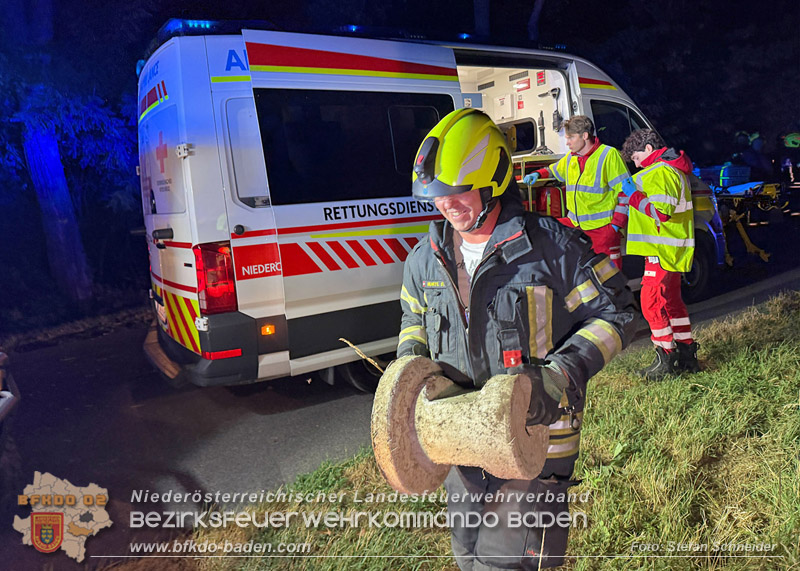 20260812_Verkehrsunfall miet einem SUV auf der Leesdorferstra�e bei Tribuswinkel - Foto: Stefan Schneider BFKDO BADEN