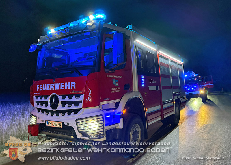 20260812_Verkehrsunfall miet einem SUV auf der Leesdorferstra�e bei Tribuswinkel - Foto: Stefan Schneider BFKDO BADEN