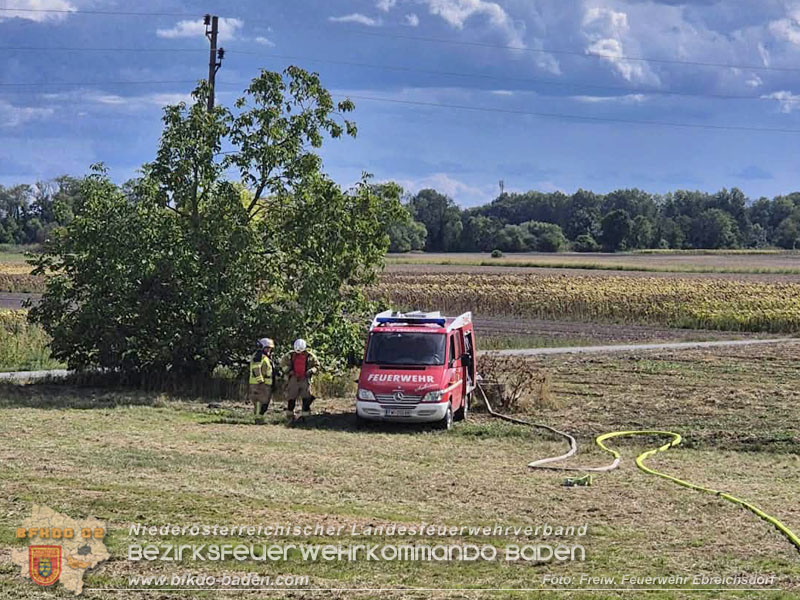20260902_Silohaufen in Vollbrand bei Ebreichsdorf - Foto: FF Ebreichsdorf