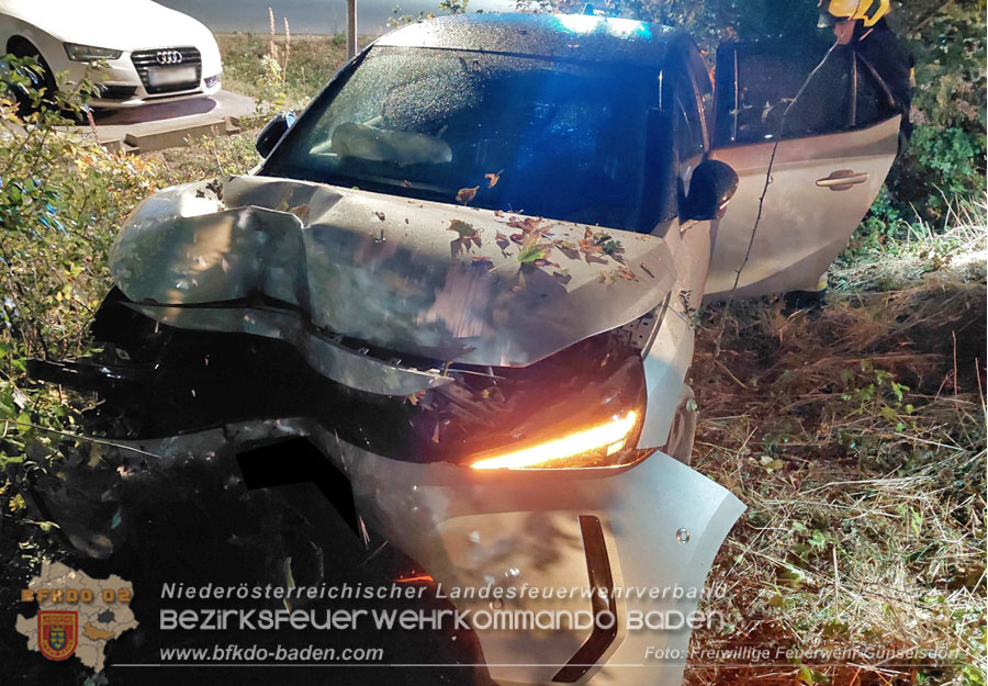 20261014_Pkw prallt gegen Baum - Foto: FF G�nselsdorf