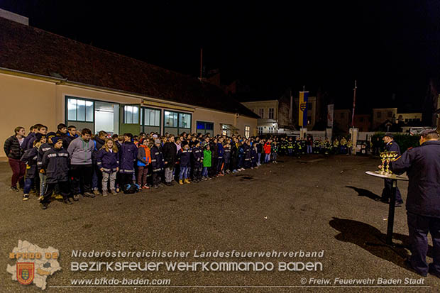 Feuerwehrjugend Weigelsdorf erreicht bei der Nachtwanderung der Fuerwehrjugendgruppen des Bezirkes in Baden den 1ten Platz Foto: FF Baden-Stadt