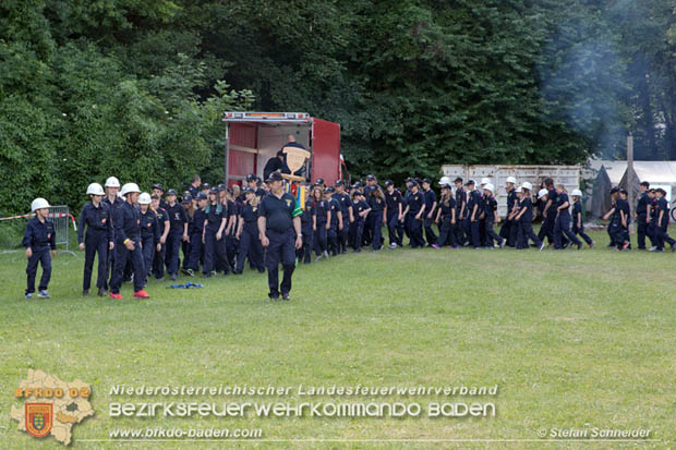 Bezirksfeuerwehrjugendleistungsbewerbe am 10. Juni 2017 im Schlosspark Tribuswinkel  Foto: Stefan Schneider BFKDO Baden