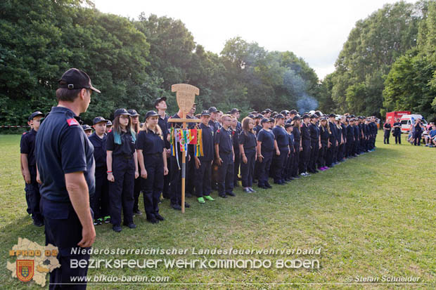 Bezirksfeuerwehrjugendleistungsbewerbe am 10. Juni 2017 im Schlosspark Tribuswinkel  Foto: Stefan Schneider BFKDO Baden