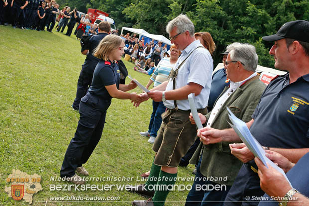 Bezirksfeuerwehrjugendleistungsbewerbe am 10. Juni 2017 im Schosspark Tribuswinkel  Foto: Stefan Schneider BFKDO Baden