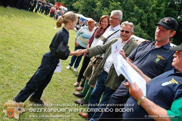 Bezirksfeuerwehrjugendleistungsbewerbe am 10. Juni 2017 im Schosspark Tribuswinkel  Foto: Stefan Schneider BFKDO Baden