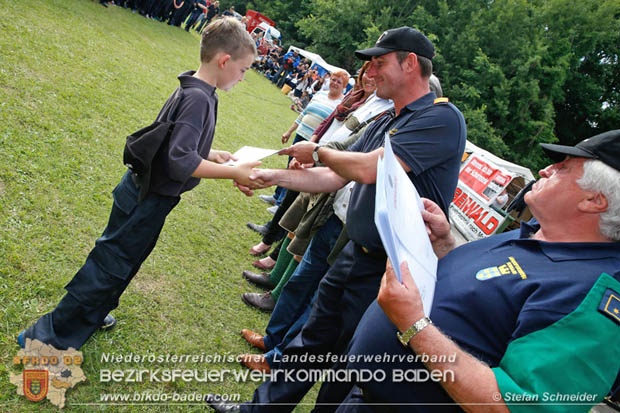 Bezirksfeuerwehrjugendleistungsbewerbe am 10. Juni 2017 im Schosspark Tribuswinkel  Foto: Stefan Schneider BFKDO Baden