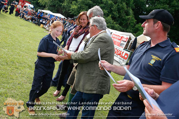 Bezirksfeuerwehrjugendleistungsbewerbe am 10. Juni 2017 im Schosspark Tribuswinkel  Foto: Stefan Schneider BFKDO Baden