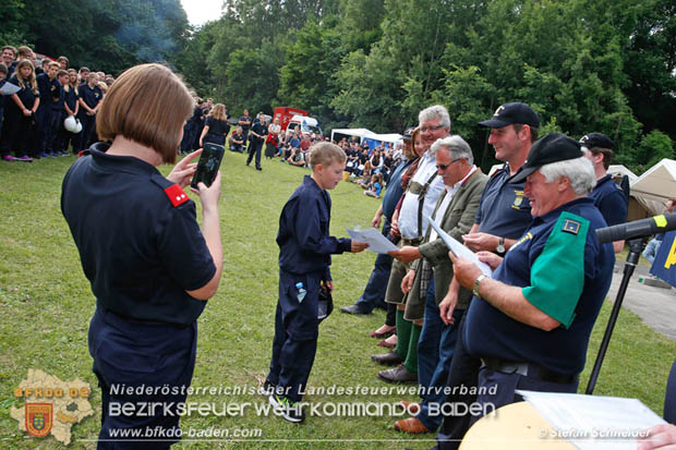 Bezirksfeuerwehrjugendleistungsbewerbe am 10. Juni 2017 im Schosspark Tribuswinkel  Foto: Stefan Schneider BFKDO Baden