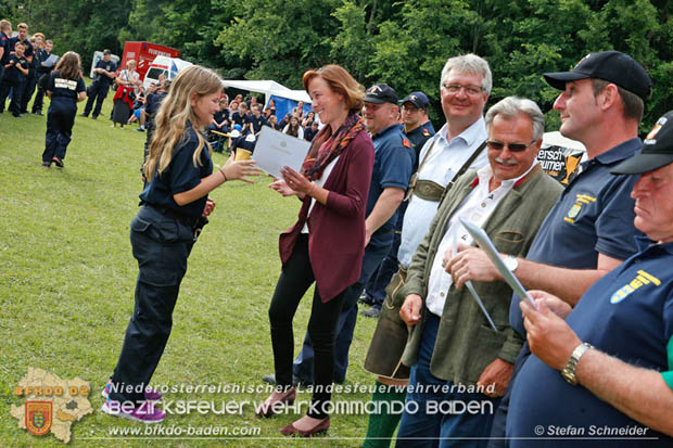 Bezirksfeuerwehrjugendleistungsbewerbe am 10. Juni 2017 im Schosspark Tribuswinkel  Foto: Stefan Schneider BFKDO Baden