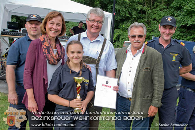 Bezirksfeuerwehrjugendleistungsbewerbe am 10. Juni 2017 im Schosspark Tribuswinkel  Foto: Stefan Schneider BFKDO Baden