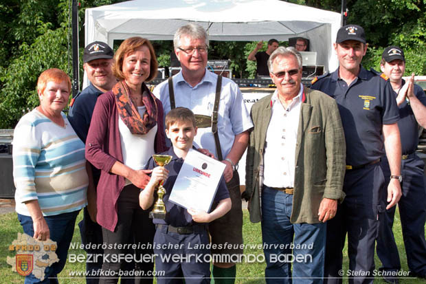 Bezirksfeuerwehrjugendleistungsbewerbe am 10. Juni 2017 im Schosspark Tribuswinkel  Foto: Stefan Schneider BFKDO Baden