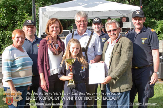 Bezirksfeuerwehrjugendleistungsbewerbe am 10. Juni 2017 im Schosspark Tribuswinkel  Foto: Stefan Schneider BFKDO Baden